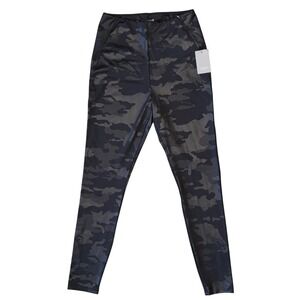 Lyssé Matilda Foil Leggings Black Camo M NWT High Waist 360° Smoothing Waistband